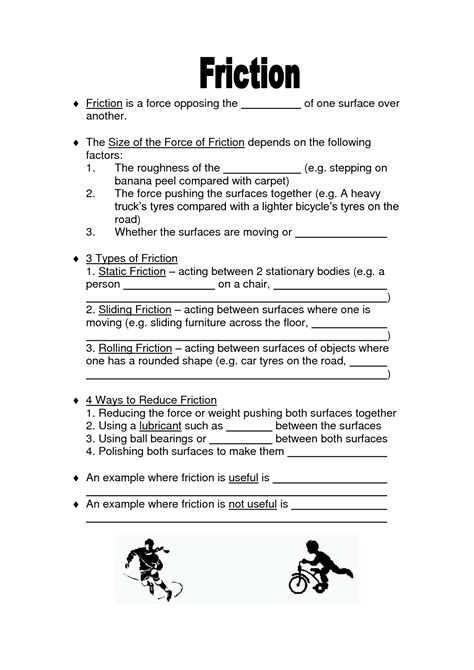 add friction surface vocabulary test answers 5th garde|friction vocabulary practice.